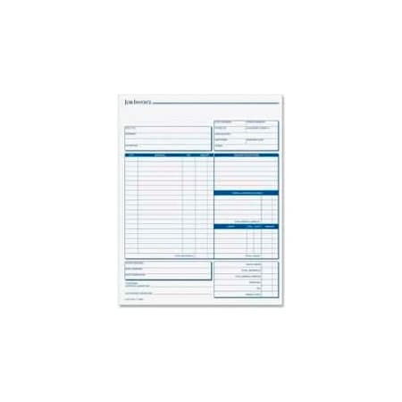 Tops Business Forms Tops Job Invoice with Material List, 3-Part, Carbonless, 8-1/2" x 11", 50 Sets/Pack 3866